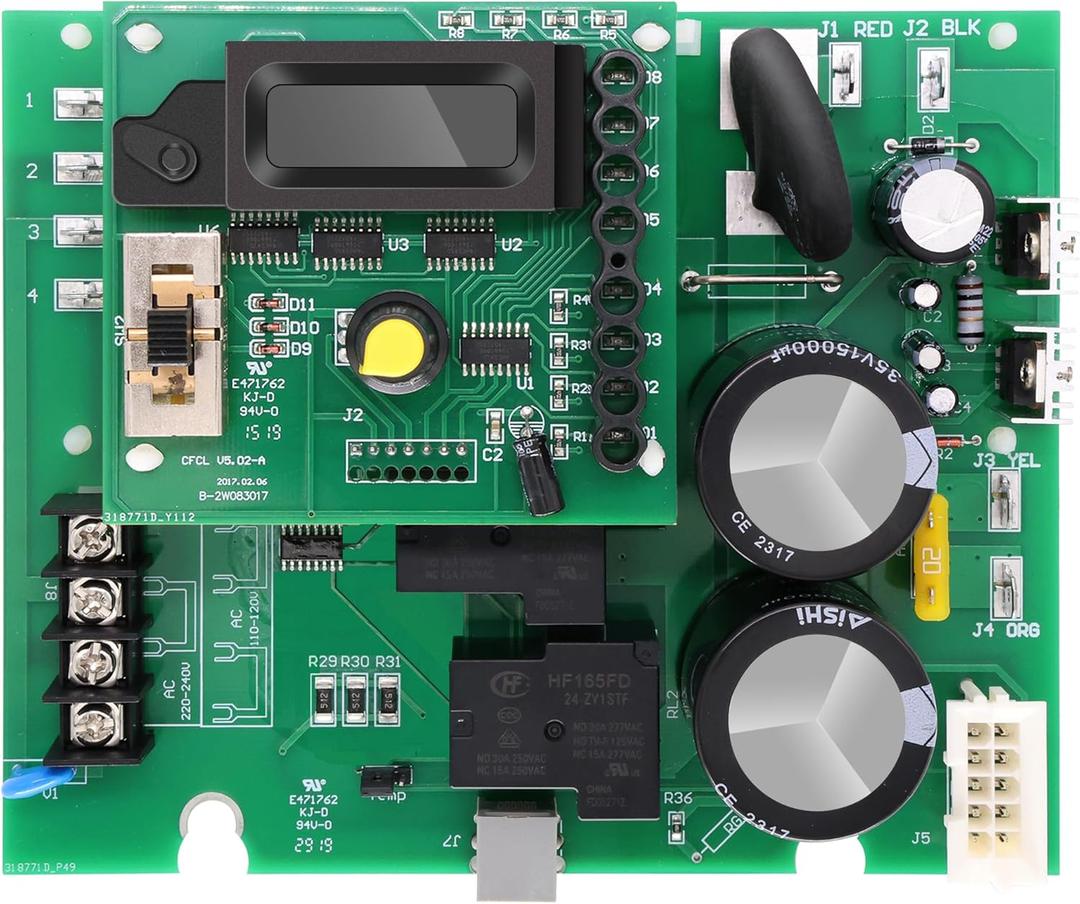 GLX-PCB-RITE Main Circuit Board & GLX-PCB-DSP Display BoardCompatible with Hayward Goldline Aqua Rite Salt Chlorine Generatorsfor Pool Chlorinators ReplacementHayward aquarite Circuit Board
