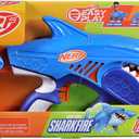 NERF Junior Wild Sharkfire, Easy Play Dart Blaster, 8 Nerf Elite Darts, Nerf Blaster Shark Toys for 6 Year Old Boys & Girls & Up, Outdoor Toys