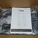 Furologee Clothes Racks for Hanging Clothes, Double Rods Clothing Rack with 3-Tier Storage Shelves, Rolling Garment Wardrobe with Wheels, Portable Free Standing Closet for Bedroom, Laundry Room, Black