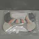 RYI 5-Pack No Show Socks for Women Size 6-9 Ankle Invisible Non-slip Athletic Socks, Size 5-9