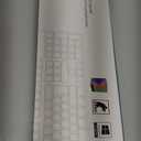 Rii RK100+ Multiple Color Rainbow LED Backlit Large Size USB Wired Mechanical Feeling Multimedia PC Gaming Keyboard,Office Keyboard for Working or Primer Gaming,Office Device