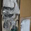 Moen Engage Magnetix Matte Black Multi-Function Handshower and Rainfall Shower Head Trim Combo with Shower Handle, Tub Spout, Metal Hose, and Valve, 82304BL