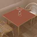 Leather Table Cover,1.8mm Thick,42x42 Inch Table Protector,Table Protector for Dining Room Table,Dining Table Cover,Table Cover Protector,Dining Table Protector Rectangle(Brown+Gray,42x42)