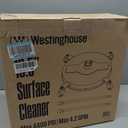 Westinghouse Universal 16.5 Pressure Washer Surface Cleaner Attachment - Stainless Steel - 4400 Max PSI, 1/4 Connector - for Gas and Electric Pressure Washers