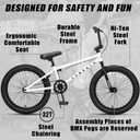 cubsala Freestyle BMX Bike, 18 20 Inch Kids Bicycle for 5-13 Years Old Kids and Beginner Level Rider, Multiple Colors