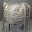 King Size Quilt Set Cotton White Beige Patchwork Waffle Quilts Modern Farmhouse Waffle Quilted Comforter Set 3-Piece