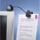 Kensington Document Holder for Typing for Laptops and Monitors, Flex Clip Copyholder, Typing Stand Document Holder, Office Paper Clip Holder, Compact Paper Holder Stand, Black 93/4" Wide K62081BF