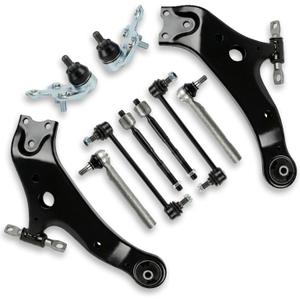 10PCS Front Lower Suspension Control Arms Kit, Fit for Lexus RX350 2010-15, RX450H 2013-2015, Fit for Toyota Highlander 2008-2019, Venza 2009-2016, Replaces OE# K622945 K622944