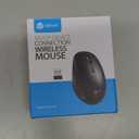 iClever MD165 Dual Mode Wireless Mouse, Bluetooth Type-C Rechargeable Mouse, 2.4G Wireless Computer Mice with USB Receiver, 3 Device Connection for Windows 7/8/10, Mac, iOS, Android