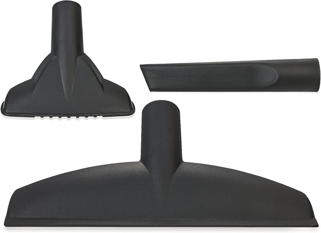 Shop-Vac 3-PC Nozzle Kit, 1-1/4 Inch Diameter for Wet/Dry Use, Includes Gulper, Crevice and Floor Tool