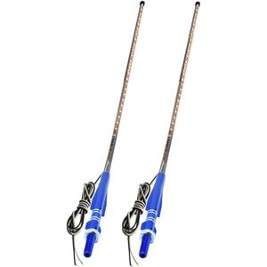 2Pcs 3FT RGB LED Whip Lights 270 Auto Strobe LED Antenna Light Waterproof for Off-Road ATV UTV RZR Truck Boat Can-am.DC12V.(90cm) (3 ft)