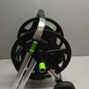 Random Colors Garden Hose Reel Cart, Holds 75-150 Feet of 5/8-Inch Hose, Portable Hose Reel Cart With Wheels,Adjustable Handrail, Quick Hose Connector