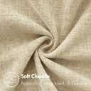 MIULEE Pack of 2 Beige Throw Pillow Covers 18x18 Inch Soft Chenille Pillow Covers for Sofa Living Room Spring Home Decor Couch Solid Dyed Cases Not Pillow Inserts
