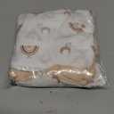 GLLQUEN BABY Receiving Blanket Boy Cotton Muslin Swaddle Blankets Girl Newborn Squares Breathable & Soft Thin Baby Blankets Cloths Double Absorbent Infant Swaddling Wrap - 3 Pack (Sun)