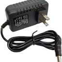 NC 9V 2000mA Power Supply 100-240V AC to 9Volt DC 2A Switching Supply Power Adapter 5.5 X2.52.1mm US Plug AC Adapter Transformer Wall Adapter, Black