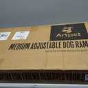 Dog Ramp for Bed, Adjustable Pine Wood Ramp for Small & Medium Dogs