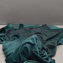 Lazzzy Velvet Blackout Curtains Thermal Insulated Curtains Emerald Green 84 Inches Long Drapes for Bedroom Living Room Noise Reducing Super Soft Luxury Rod Pocket 2 Panels Emerald Green