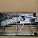 MZG 1000 lbs Storage Shelving 4-Tier Utility Shelving Unit Steel Organizer Wire Rack for Home,Kitchen,Office,Chrome (13.7" D x 23.6" W x 53.4" H)