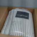 Eddie Bauer - King Comforter Set, Super Soft Bedding with Matching Shams, Two-Piece Back Closure, Modern Room Essentials (Cooper Stripe Green, King)