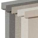 Persilux Blackout Roller Shades for Window Blinds,Cordless,Linen Fabric,Thermal Insulated Fabric UV Protection Shades for Home,Office,Bedroom,Door,Blackout-Beige,34 1/2" W X 64" H