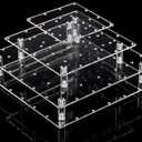 YestBuy Cake Pop Display Stand For Drying, 56 Hole Cake Pop Holder , 3 Tiered Lollipop Holder For Party Candy Bar Dessert Table