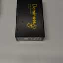 CHH 2312 Double 9 Jumbo Ivory Dominoes in Black Box, 8.25-inch Length