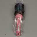 Round Brush for Blow Out - 2.1 Inch Large Nano Thermal Ceramic & Ionic with Boar Bristles - Salon Blow Drying Hair Brush for Drying,Volumizing, Curling, Shine & Smooth Styling