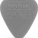 D'Addario Accessories Nylflex Guitar Picks - Nylon Guitar Picks with Grip - Great for Vintage Electric Sounds and Acoustic Strumming - 10 pack, Light (.50mm)