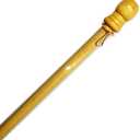 Deluxe Anti-Wrap Wood Pole - Everyday Gloss Coated Decorative Flag Accessories 2" x 42"