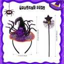 Halloween Spider Costume Set Spider Tutu Skirt Wings Headband Magic Wand Costumes Halloween Dress up Cosplay