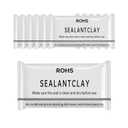 6 Pcs White Seal Putty,Waterproof Duct Seal Repair Sealing Clay & Moldable Silicone Putty,Ideal for Sealing Drain Connections, Wall Holes, and Air Conditioning Openings, Reliable and Efficient