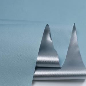 Outdoor Waterproof UV Sun Protection Canvas Fabric, UPF 50+ Silver Backing 210 Denier Canvas Fabric for Outdoor/Indoor, Awning, Tent, Umbrella, Tarp, DIY Project, 60" Wide (1 Yard, Light Blue)