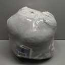 JOEJOY Donut Dog Bed Medium Size Dog, Cute Round Calming Pet Bed with Removable Washable Cover, Orthopedic Puppy Bed with Jacquard Shaggy Plush & Non Skid Bottom (Grey)