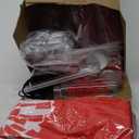 12 Set Gifts Bulk for Cheerleading Including Cheer Drawstring Bags Cheerleader Tumbler Cups with Lid and Straw Cheerleading Cooling Towels Gifts for Team Competition Party Favor(Red)