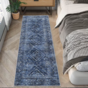 MaxRugrs Washable Runner Rug Non Slip Kitchen Rug Runners for Hallways,Stain Resistant Vintage Floor Carpet Runners for Entryway,Laundry Room,Bedroom Beside Area Rugs(2x6,Green Yellow)