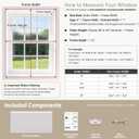 SUNOFF Cordless No Drill Blackout Cellular Shades, 37" W x 48" H, Linen