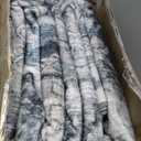 Washable Area Rugs - Perfect for Living Room, Bedroom, Kids Room, Nursery - Stain & Water Resistant Non-Slip, Pet & Child Friendly, Vintage Tribal Area Rugs (Grey and Bule, 9' x 12')