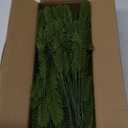 Artificial Pine Branches 50 Pcs, Christmas Tree Filler Branches Green Plants Faux Pine Needle Branches Christmas Greenery Pine Picks Evergreen Pine Stems for Christmas Tree Garland Wreath Decorating
