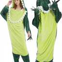 Shark Blanket Hoodie Women Dinosaur Wearable Blanket Gifts for Adults Onesie, 130
