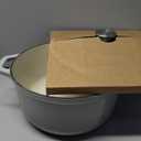 Mueller 6 Quart Enameled Cast Iron Dutch Oven, Heavy-Duty Casserole and Braiser Pan with Lid and Knob, Safe for All Cooktops (Gray)