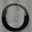 1/2" HVAC Vacuum Hose, 3/8" to 1/4" SAE Fittings High-Flow Refrigerant Hoses, 20 Microns Vacuum Pump Hose Faster HVAC Evacuation and Recovery, 6 Feet Vacuum Certified Refrigerant Hoses