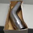 A-KARCK Elbow Exhaust Tip 4.0" Inlet, Chrome Tailpipe Tip with 4.0" Inlet 5.0" Outlet 23" Overall Length, Turn Down Exhaust Tip Chrome Structure for High Temperature Resistance