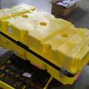 Eagle Square 4 Drum Spill Platform with Forklift Pockets, 52.5"x51.5"x6.5", 60 Gallon Sump, 10,000 lbs. Load Capacity Containment Tray, Made in USA, Yellow, 1634