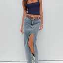 REORIA Butsmooth Women's Square Neck Going Out Crop Tops Double Lined Cute Basic Tank Tops 2026 Clothes (XS)