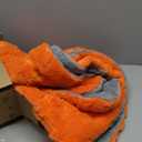 Heated Blanket, 50x60 Inch Electric Blanket, Throw Blanket with 6 Heat Settings and 1-4H Auto Off Timer, Machine Washable, Soft Flannel Fleece for Couches, Beds Office (Orange)