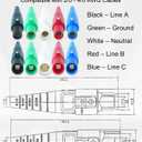 CLS40 400A 600V Camlock Connector Set，5 Male and 5 Female Camlok Connector Bundle - High - Performance Power Solution for Diverse Needs