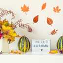 Tinlade 20 Pcs Fall Leaf Stencils Reusable Plastic Templates Leaf, Leaves