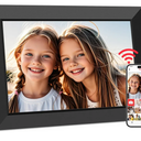 Frameo 10.1 Inch WiFi Digital Picture Frame, Smart Cloud Electronic Photo Frame with HD IPS Touch Screen Slideshow 32GB Memory Auto-Rotate Wall Mount, Share Photos/Videos from Phone - Gifts for Mom