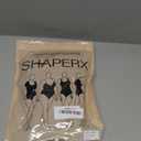 SHAPERX High-Waisted Tummy Control Shapewear for Women Seamless Zip-Up Easy-On Body Shaper Shorts Slimming Fit Underwear (L)