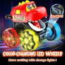 Monster Truck Toys Dinosaur Cars for Toddlers 1-3, Press and Go Cars Truck Toys for 1 2 3 4 5 Year Old Boys Girls Gift, Light Up Boy Toy Dinosaur Cars for 2 3 4 One Two Year Old Boy Birthday Gifts